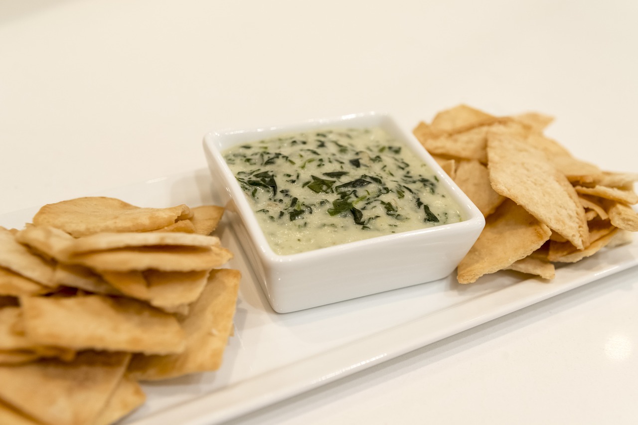 Spinach Artichoke Tahini Dip